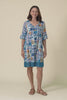 Cayman Blue Tile Cotton Tunic Dress,video