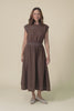 Cooper Chocolate Cotton Pocket Dress,video