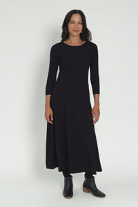 Olivia Black Bamboo Sleeved Dress,Video