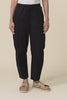 Andy Black Cotton Barrel Pants,video