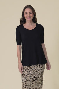 Nicky Black Half Sleeve Top,Video