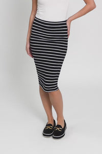 Alicia Stripe Tube Skirt