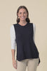 Laurell Navy Knit Crewneck Vest