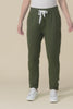 Lobby Dark Khaki Cotton Relaxed Sweatpants,Video