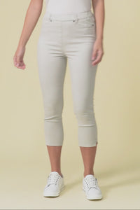 Reed Stone Stretch Cotton Capri Pants