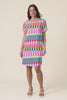 Rio Rumba Pink Geo T-Shirt Dress,video