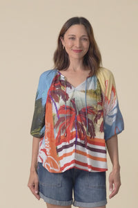 Rica Red Beach Tassel Top,Video