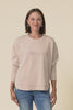 Simplified Oat Cotton Crewneck Sweatshirt