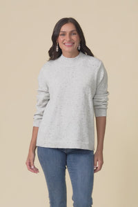 Carlin Grey Marle Knit Jumper,Video