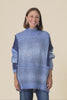 Eclipse Blue Splice Knit Jumper