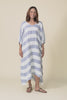 Marcel Steel Stripe Linen Dress,video