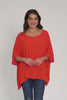 Mali Red Drape Top