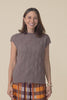 Rosin Chocolate Cable Knit Top,Video