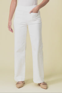 Carpenter Cream Stretch Jeans