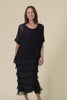 Britt Black Silk Layer Dress,Video