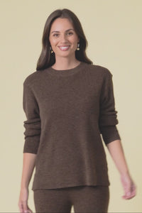 Ruby Chocolate Knit Jumper