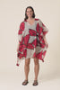 Stella Red Bloom Cotton Kaftan,video