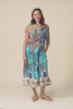 Heston Blue Tropical Button Dress,Video