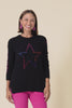 Rowley Black Star Knit Jumper