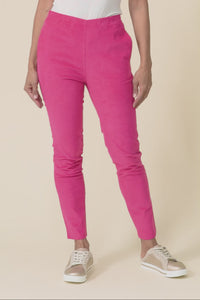 Elle Hot Pink Corduroy Pants