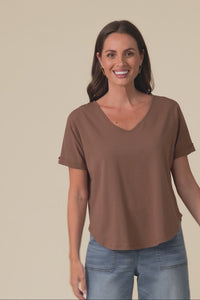 Toronto Chocolate Cotton Tee