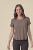 Janis Chocolate Bamboo Tee