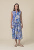 Nome Blue Ocean Cotton Sleeveless Dress,Video