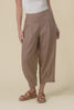 Lassie Mocha Linen Barrel Pants,Video