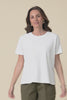 Base White Cotton Tee,Video