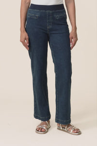 Maddy Dark Blue Straight Leg Jeans,video