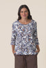 Hartley Cream Paisley Linen Blend Top,Video