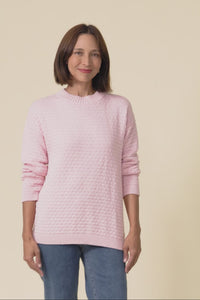 Yanny Blush Organic Cotton Knit Jumper