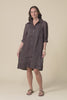 Radley Chocolate Cotton Pleated Shirt Dress,Video