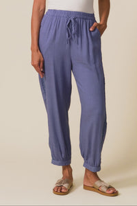 Beretta Steel Lace Linen Blend Pants,Video