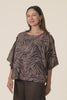 Massimo Brown Tiger Scoop Neck Tee,Video
