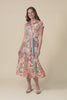 Dina Orange Motif Tie Dress,video