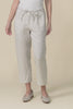 Oman Natural Linen Drawstring Pants,Video