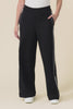 Bien Black Contrast Ponte Jogger Pants