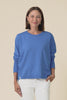 Divine Cobalt Cotton Crew Sweatshirt