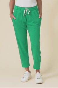 Fundamental Brunch Forest Green Cotton Sweatpants