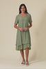 Talon Sage Layers Dress