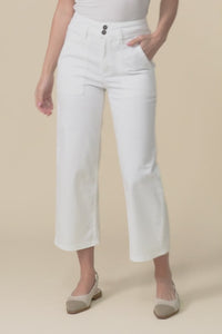 Sheridan White Cropped Jeans,video