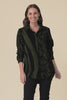Sirah Olive Stripe Cotton Shirt,Video