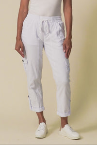 Colette White Cargo Pants