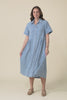 Willow Blue Denim Shirt Dress,video