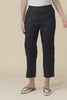 Paolo Black Linen 7/8 Pants,Video