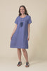 Ravello Steel Linen Pocket Dress,video