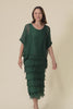 Britt Green Silk Layer Dress,Video