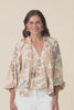 Misha Natural Garden Neck Tie Blouse,Video
