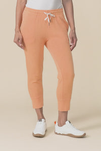 Fundamental Brunch Peach Cotton Sweatpants,Video